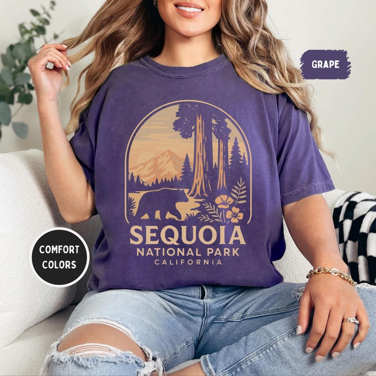 Sequoia National Park Shirt Travel Gift For California Trip Souvenir Tee gallery