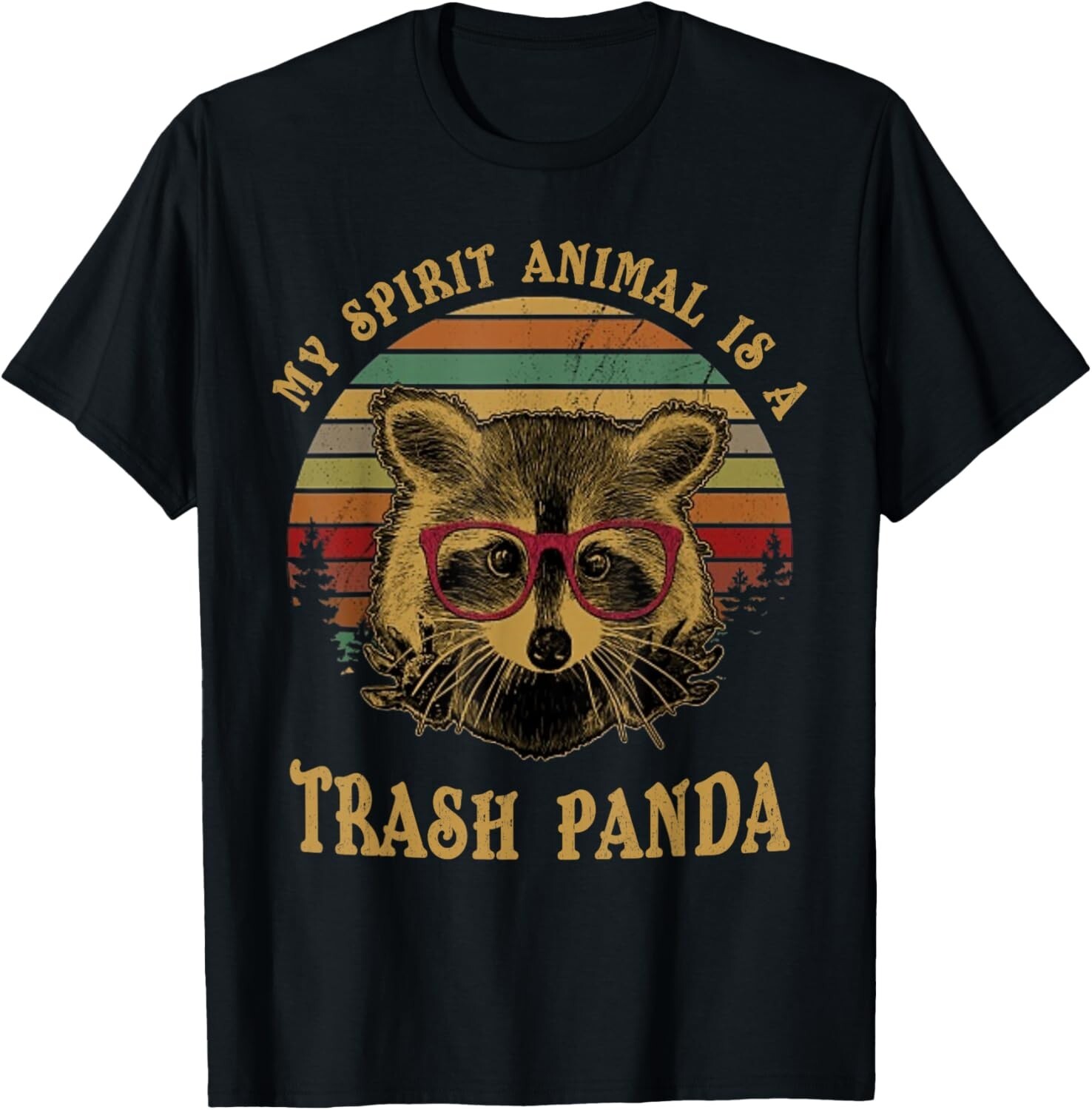 My Spirit Animal is a Trash Panda funny Racoon gift shirt gallery