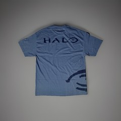 Halo 3 Logo Tee Video Game 2-sided Size XL – MF Bungie XBOX 360 Dark Gray