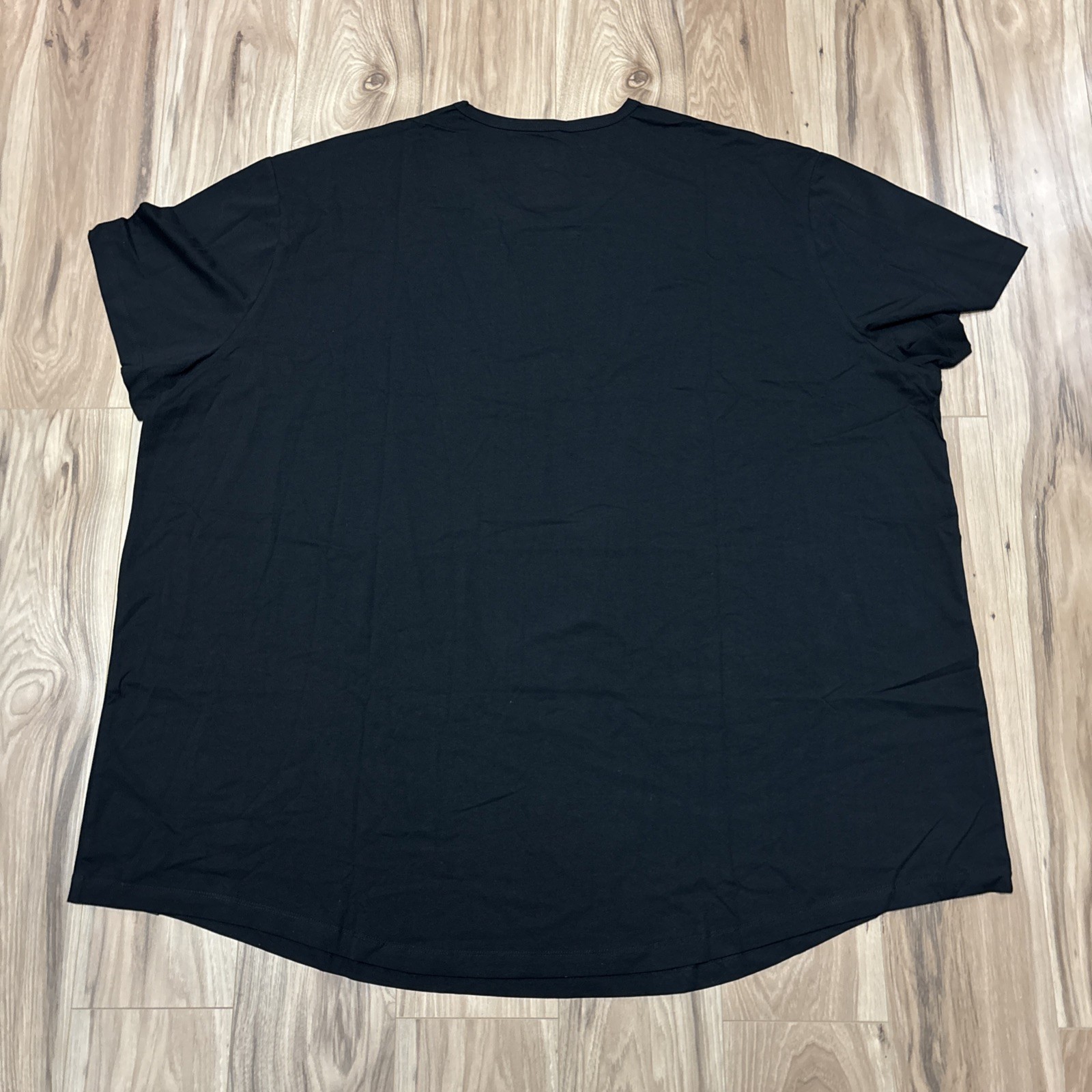 STRONGSIZE Men's Big Tall 6XL Crew Neck T-Shirts Longer Length Black - NWOT gallery