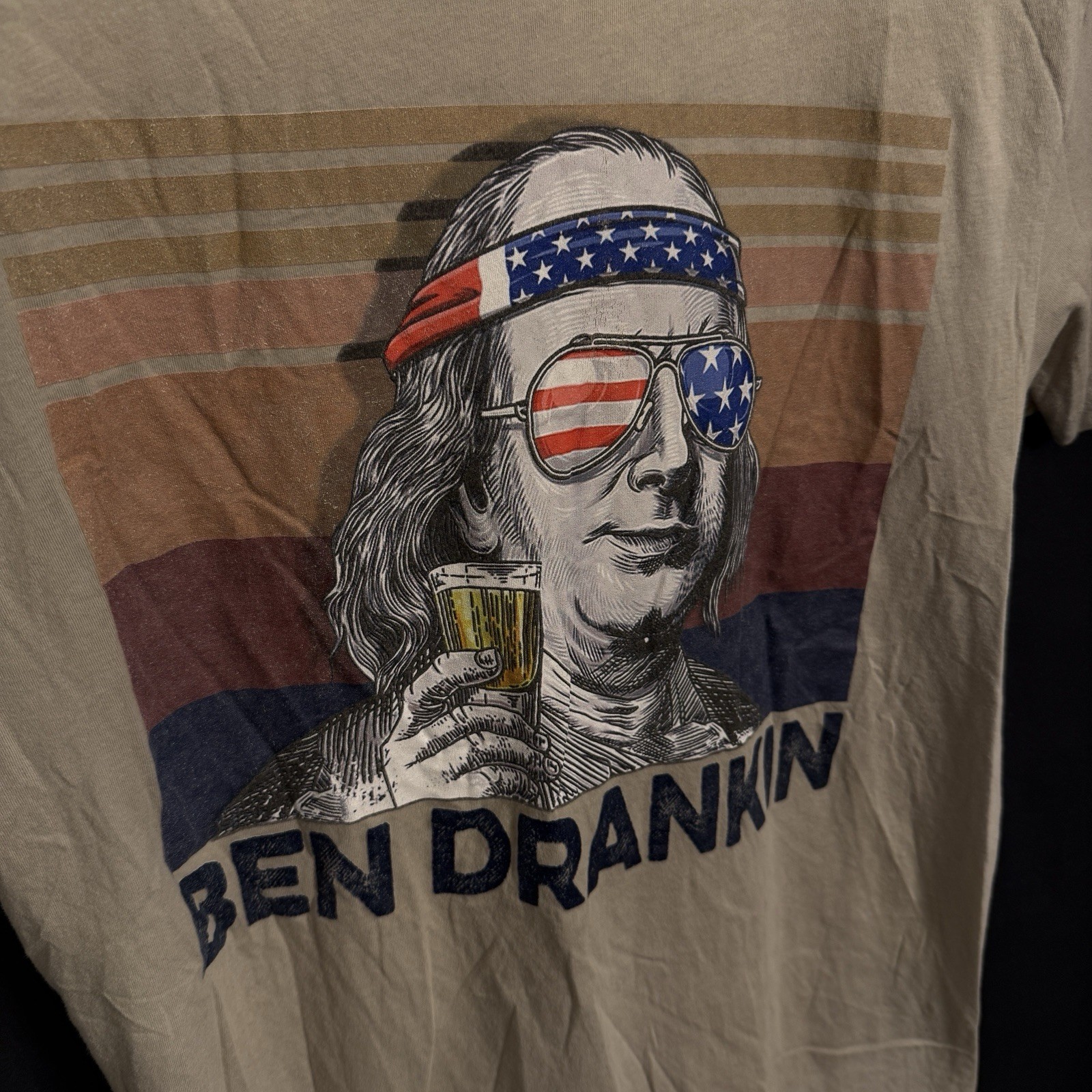 Funny Fourth of July Ben Drankin’ Shirt Large (L) Ben Franklin 4th of July gallery