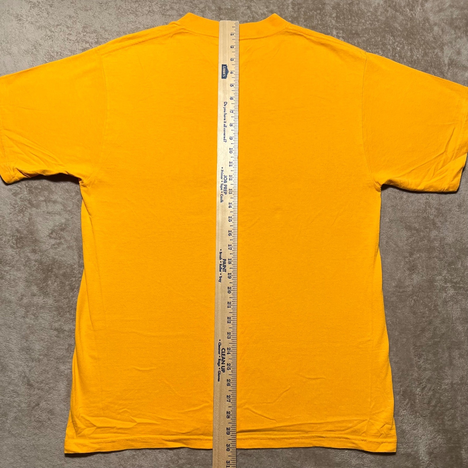 Vintage 90s Maryland Puff Print T Shirt Mens Large Yellow Deer Animal Tultex Tee gallery