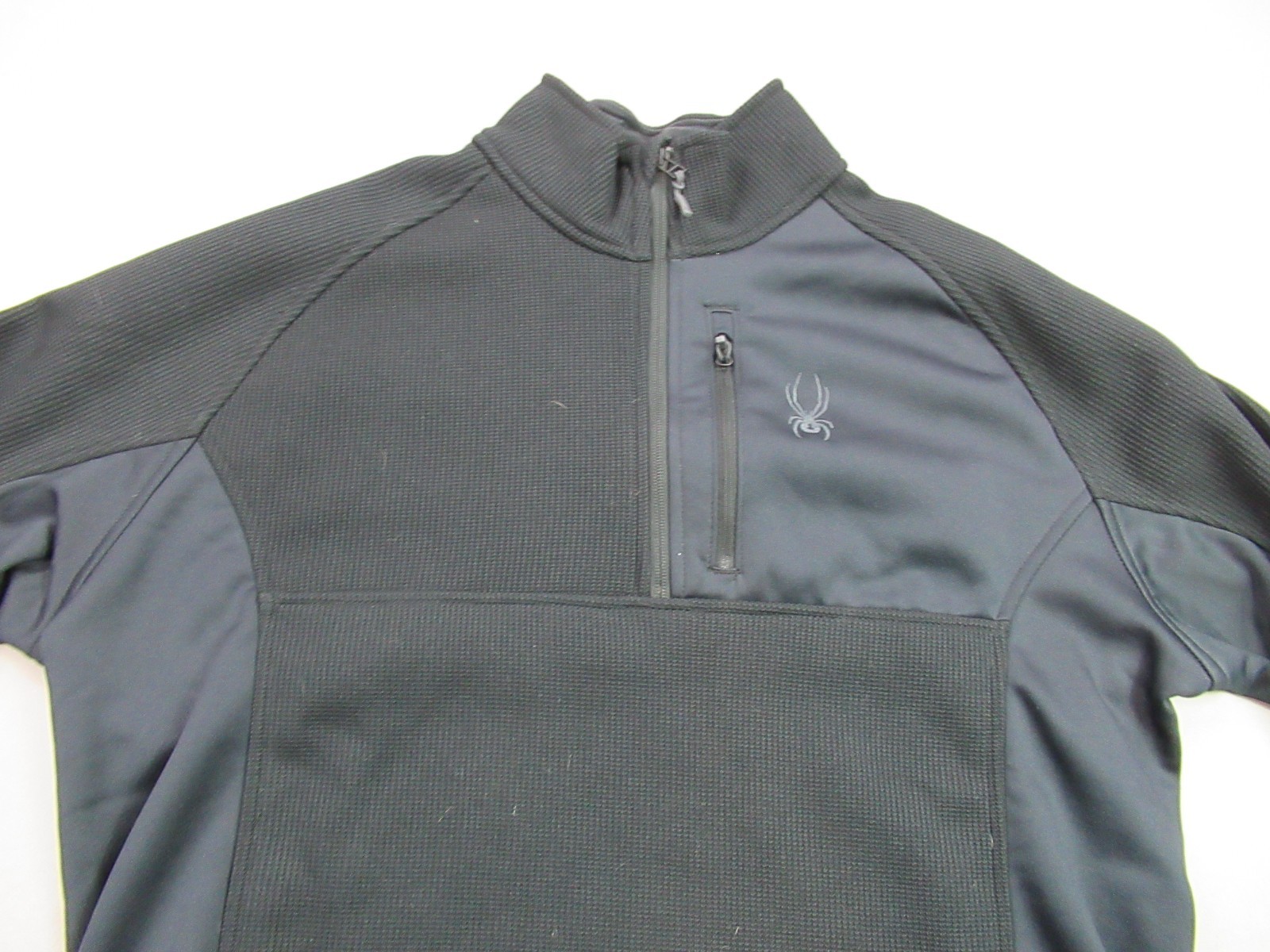 Spyder Shirt Mens 2XL 1/4 Zip Long Sleeve Outdoor Lightweight Blue Casual gallery