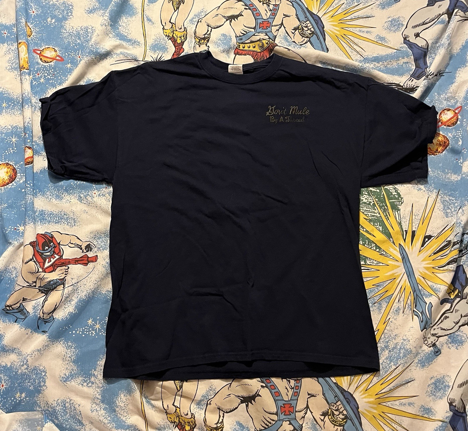 VTG Gov’t Mule Band By A Thread T-shirt XL Southern Rock Blues Album Promo Y2K