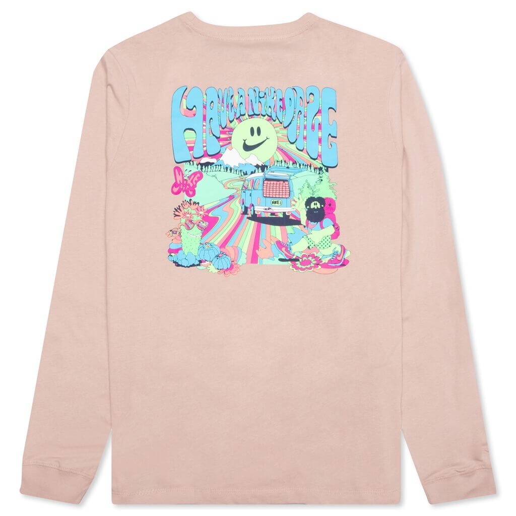 Nike Sportswear NSW Nike Day Black Light Men's Long Sleeve T-Shirt Pink Oxford gallery