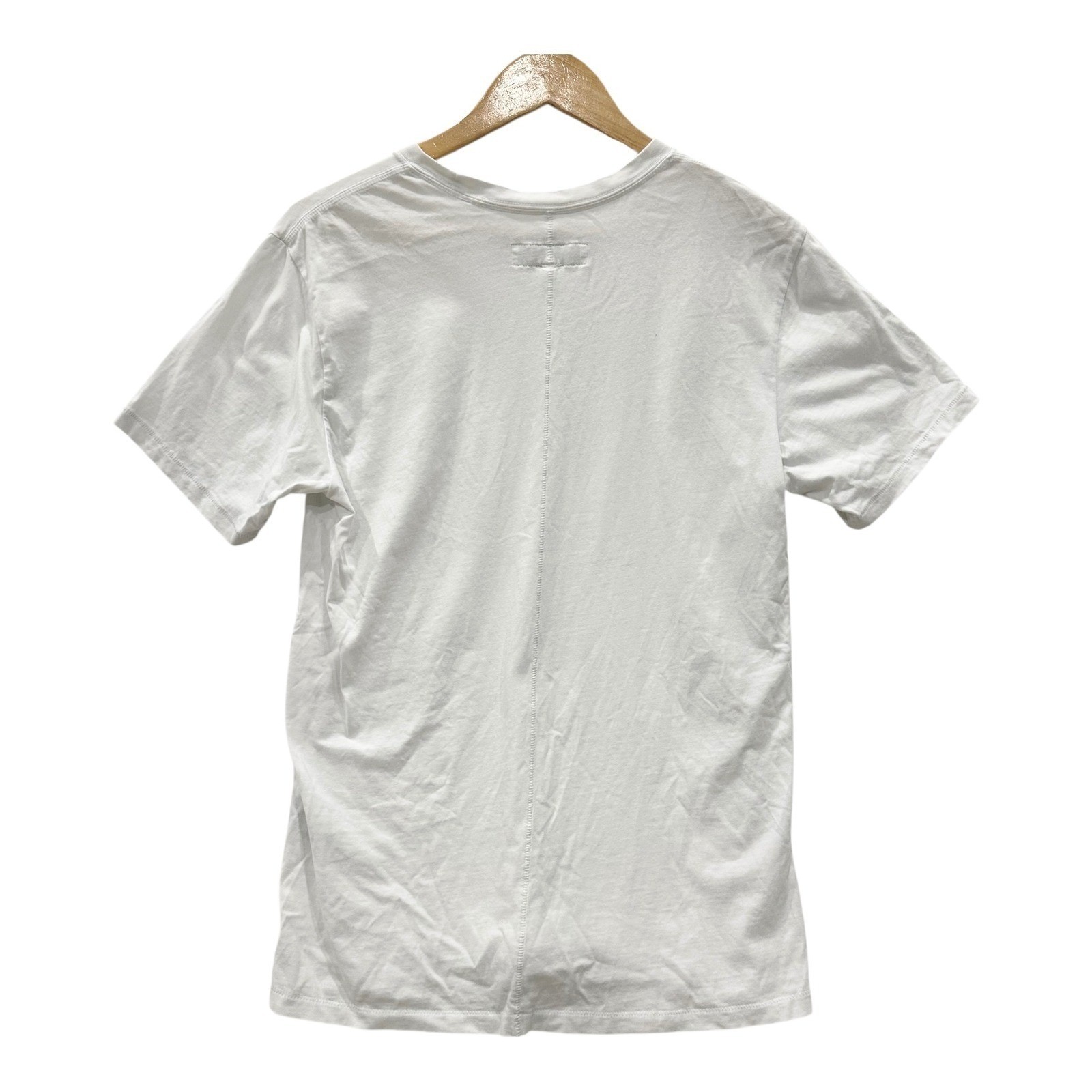 Rag & Bone Mens S White Organic Cotton Graphic Logo T-Shirt gallery