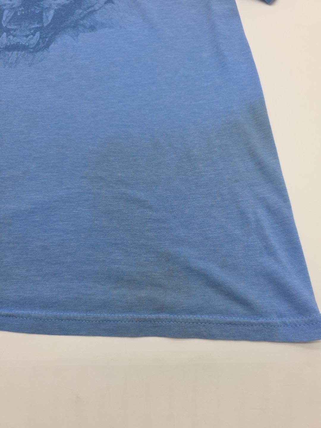 Reebok T-Shirt Men Medium Blue Logo Cotton Polyester Tee.#40832 gallery