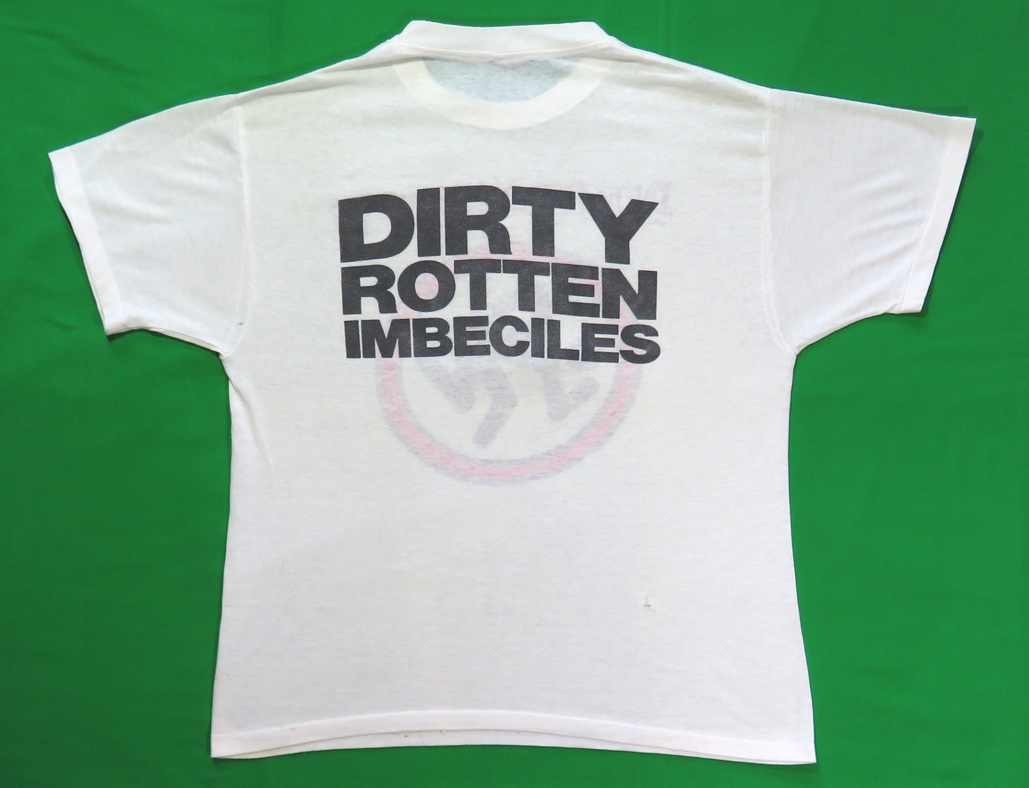 Dirty Rotten Imbeciles Vintage T Shirt 1980's Tour DRI Crossover Thrash Skank gallery