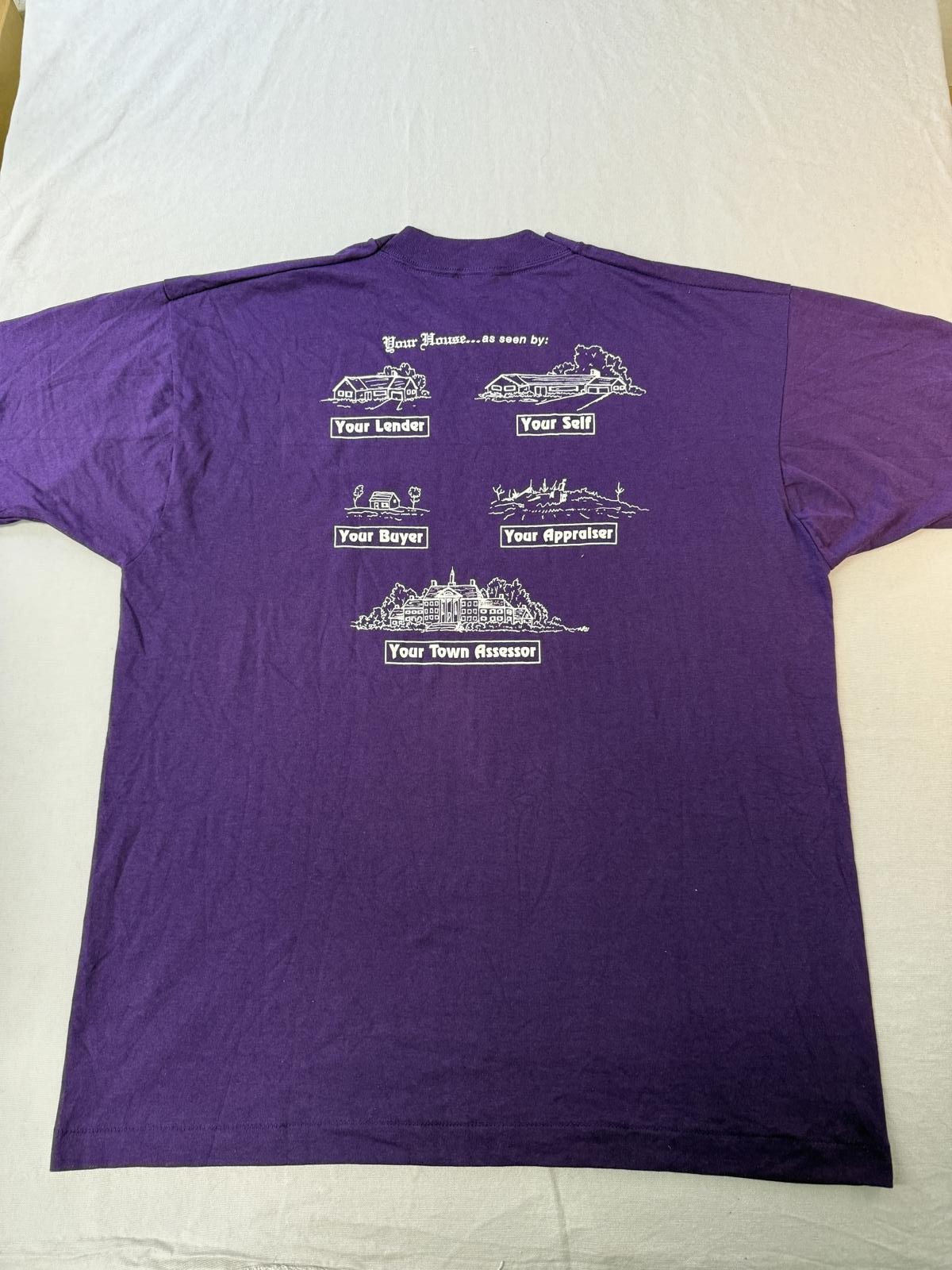 VTG Home Buyer T-shirt Lender, Self, Buyer, Appraiser Tee XL gallery