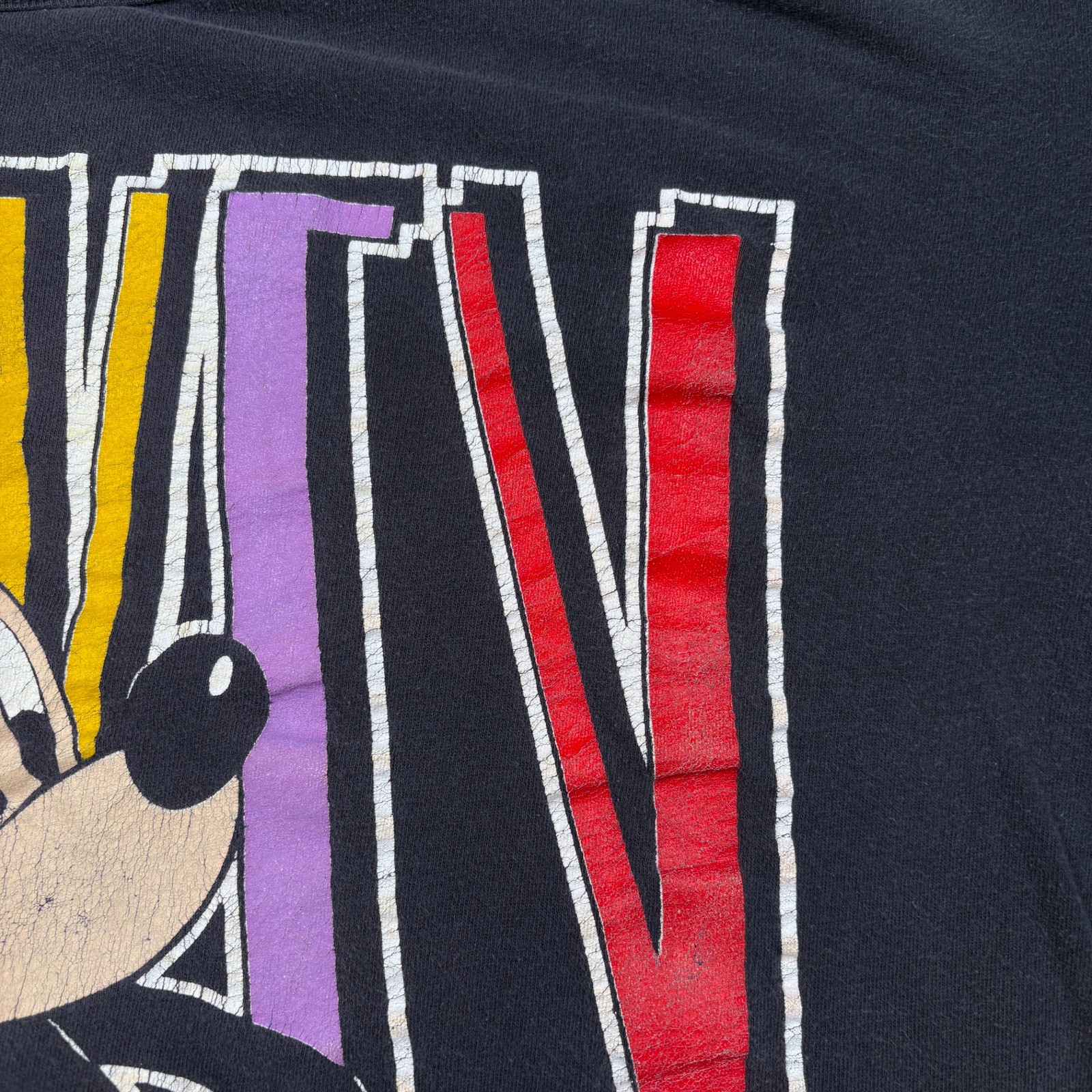 Vintage 90s LVM Sleepwear Mickey Mouse Iconic T-Shirt Mens OSFA Single Stitch gallery