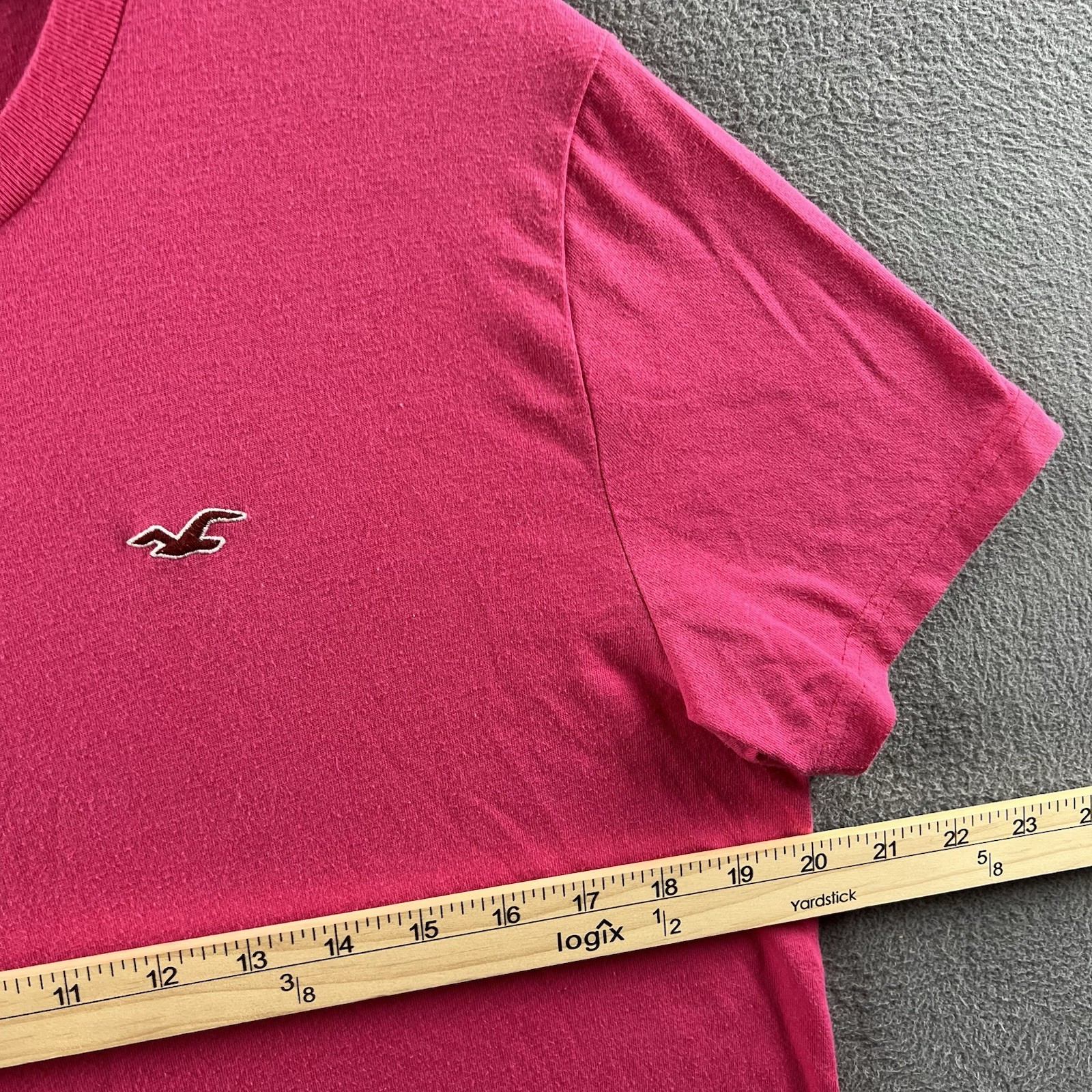 Hollister Shirt Mens Small Hot Pink Must Have Collection Beach Surf Outdoor Y2K gallery