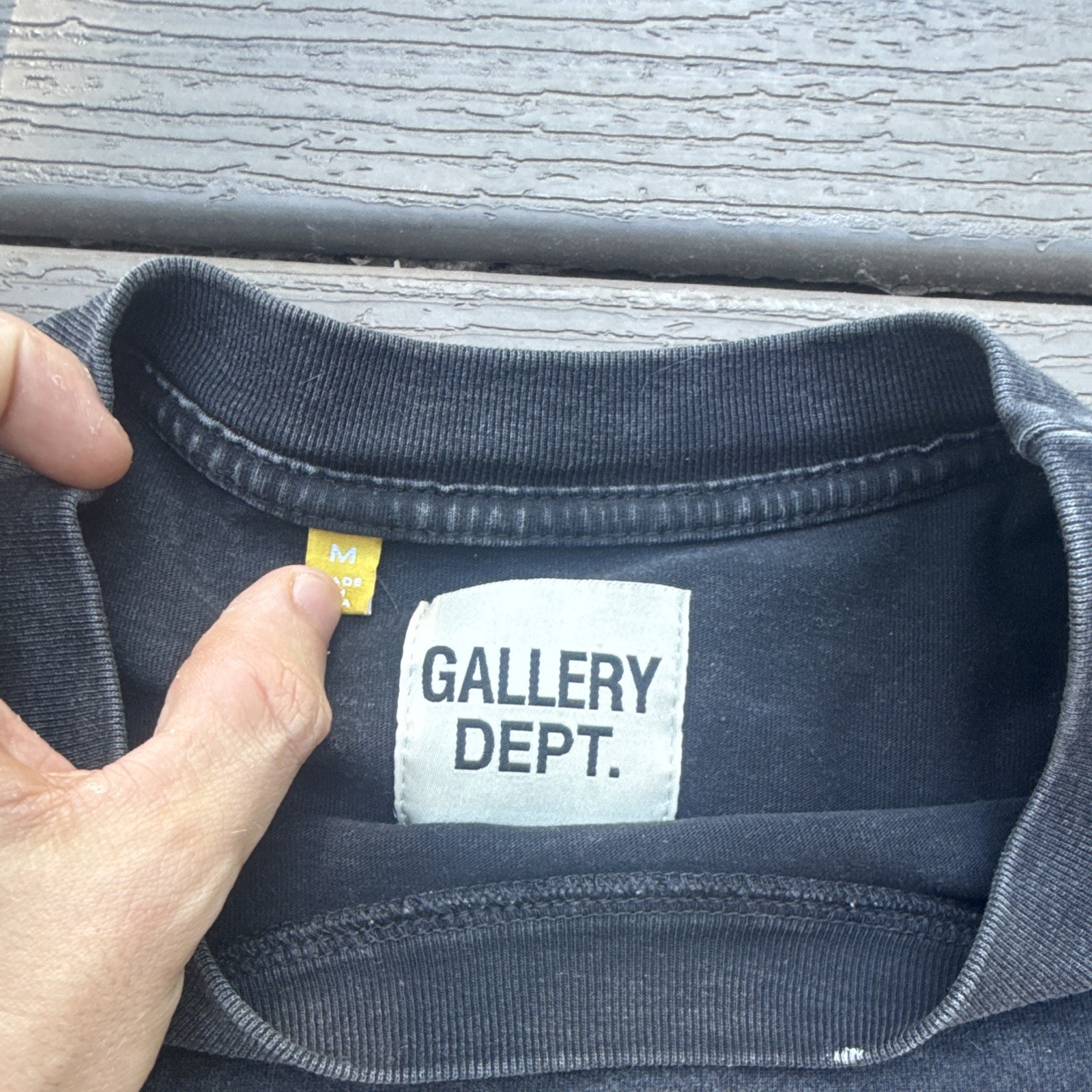 Gallery Dept. Too High To Die Black Graphic Puppet Tee Crew Neck Cotton M gallery