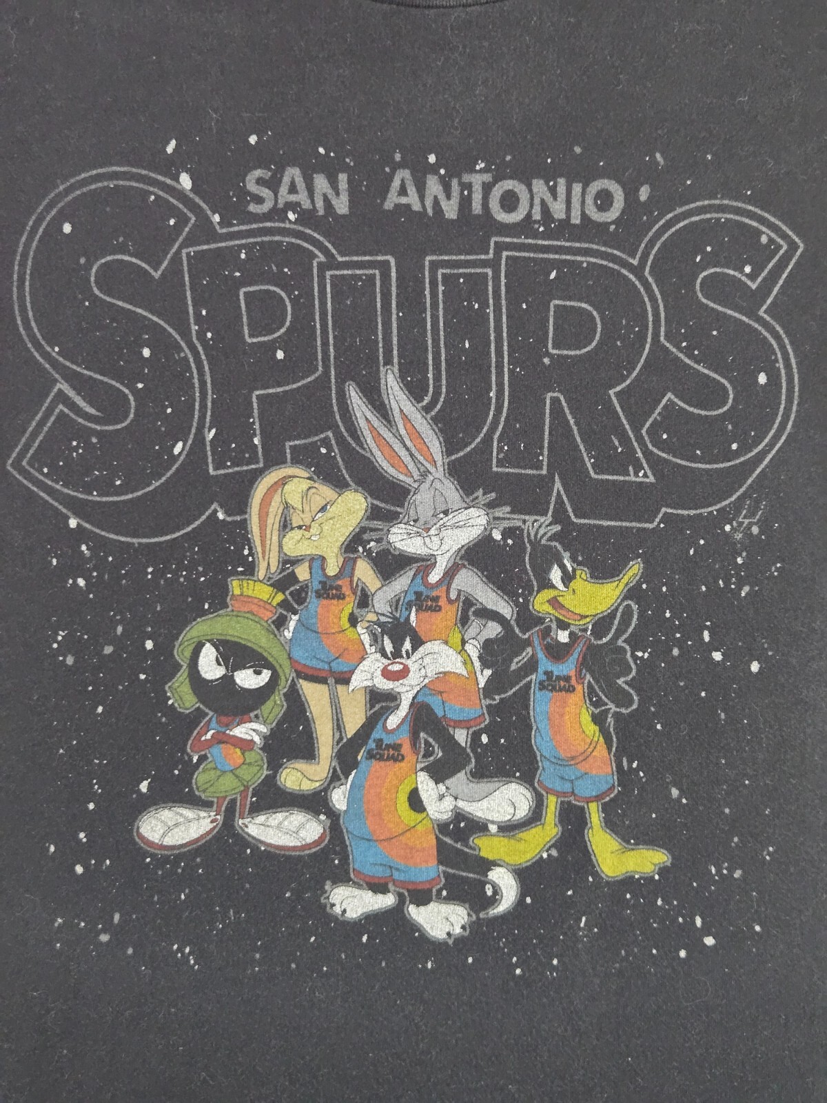 Space Jam 2 Shirt Mens M San Antonio Spurs Looney Tunes Tune Squad Graphic Tee gallery