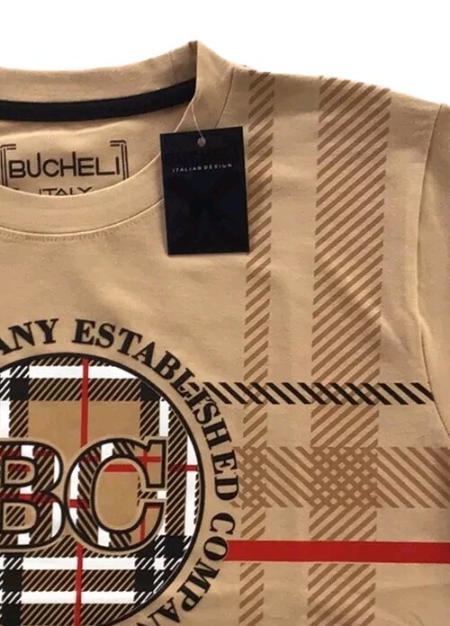 Men's Bucheli T Shirt,Italian Style,Cotton,Slim Fit,Stretch S to XL….A15. gallery
