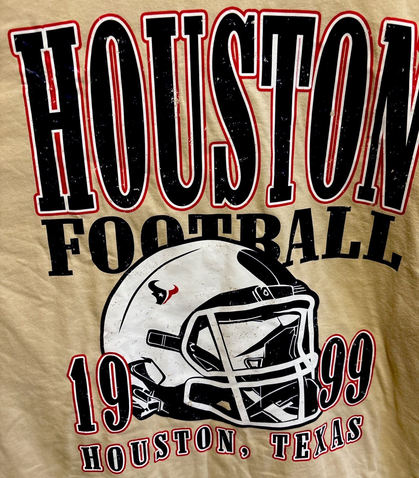 Houston Football 1999 Vintage Graphic T Men’s XL gallery