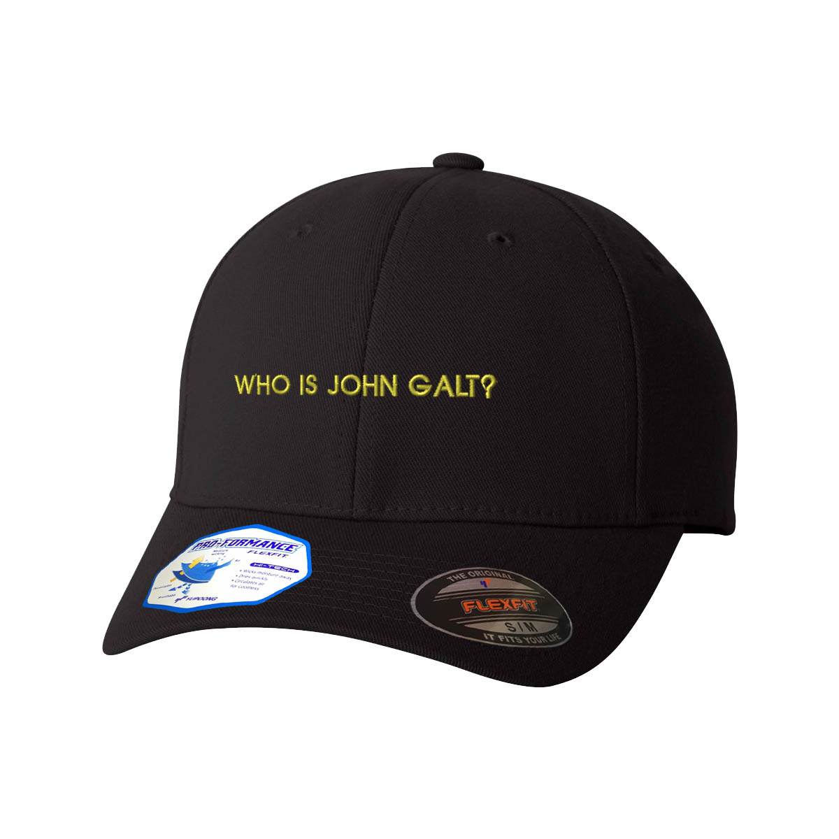 Flexfit Hats for Men & Women Who Is John Galt Embroidery Dad Hat Baseball Cap gallery