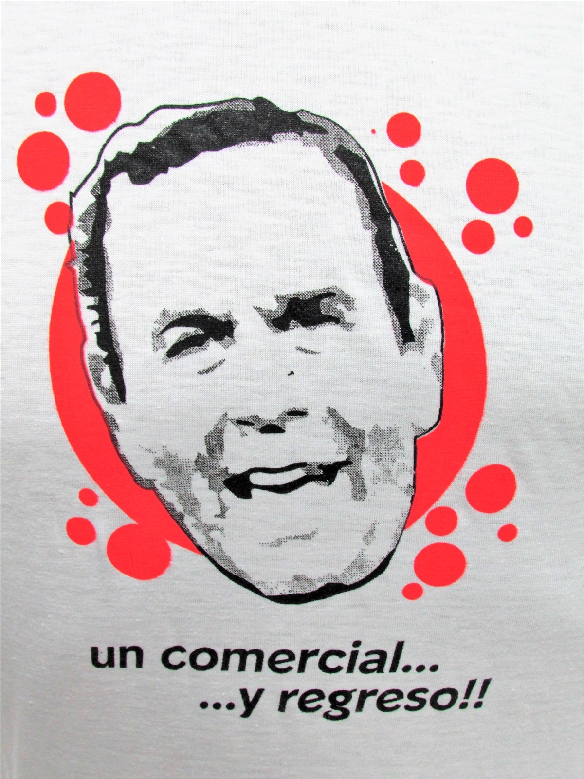 Peru T-shirt Un Comercial y Regreso! Large L Trampolin a la Fama Peruvian gallery