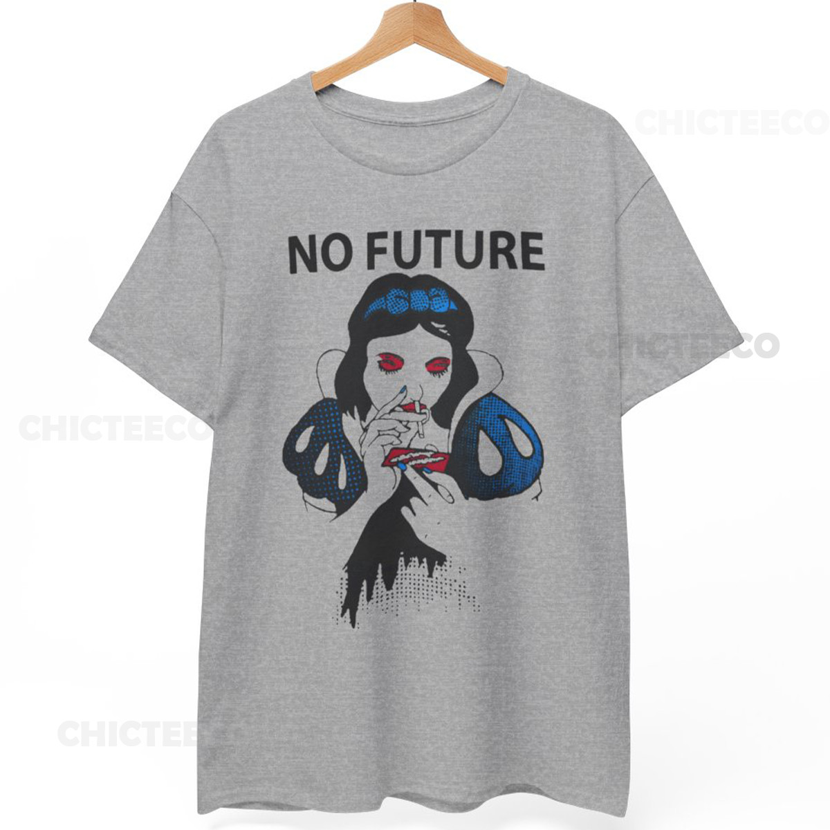 NO FUTURE Snow Whi*e Seditionaries 70s Punk Vivienne Westwood Unisex Tee gallery