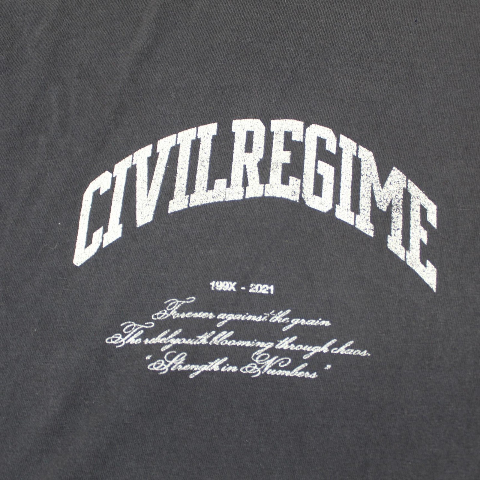 Civil Regime Shirt Mens Large Black Butterfly Nature Graphic Tee Streetwear gallery