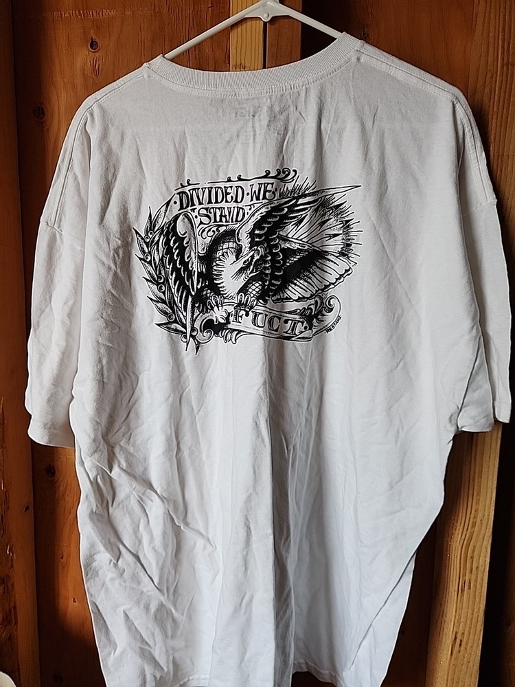 FUCT United We Stand Eagle Men’s T Large Size 2XL New