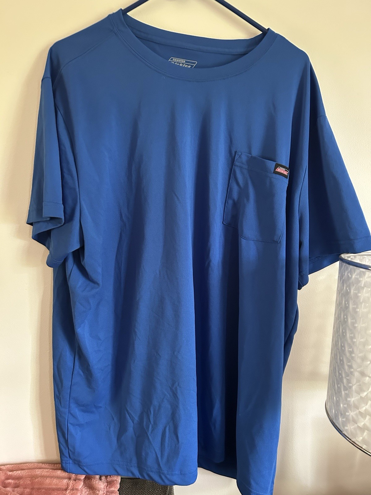 Men’s Genuine Dickies 3XL Blue Pocket TShirt