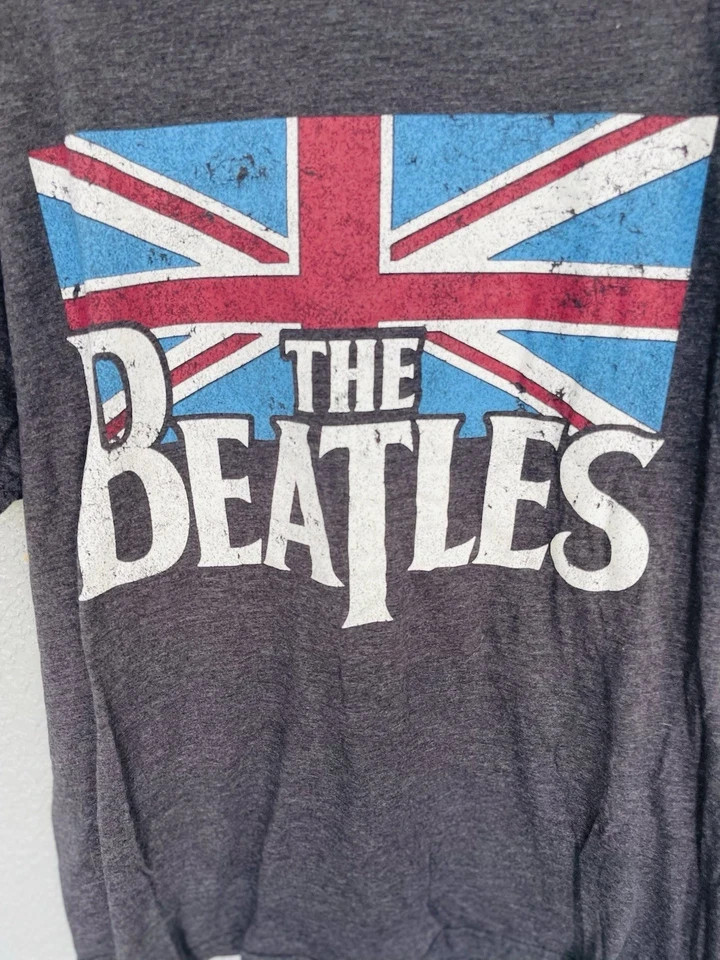 Beatles Vintage T Shirt sz Large gray 2015 short sleeve tee 50% cotton/50% poly gallery