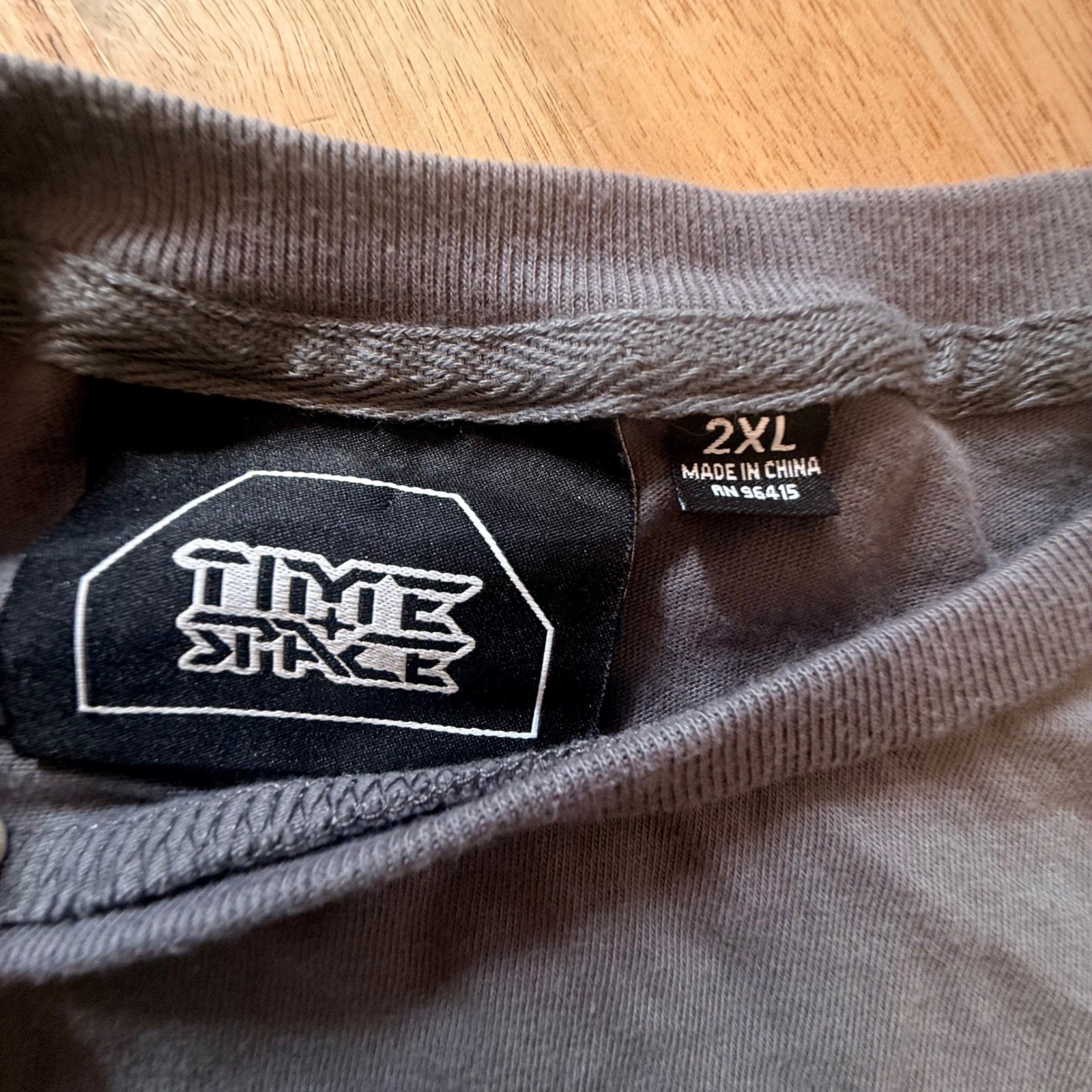 Time + Space Mens 2XL Tactical Grey Utility Cargo Pocket Streetwear T-Shirt gallery
