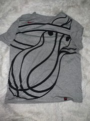 Miami Heat Nike Oversize Logo Performance Tri-Blend T-Shirt OUT OF STOCK