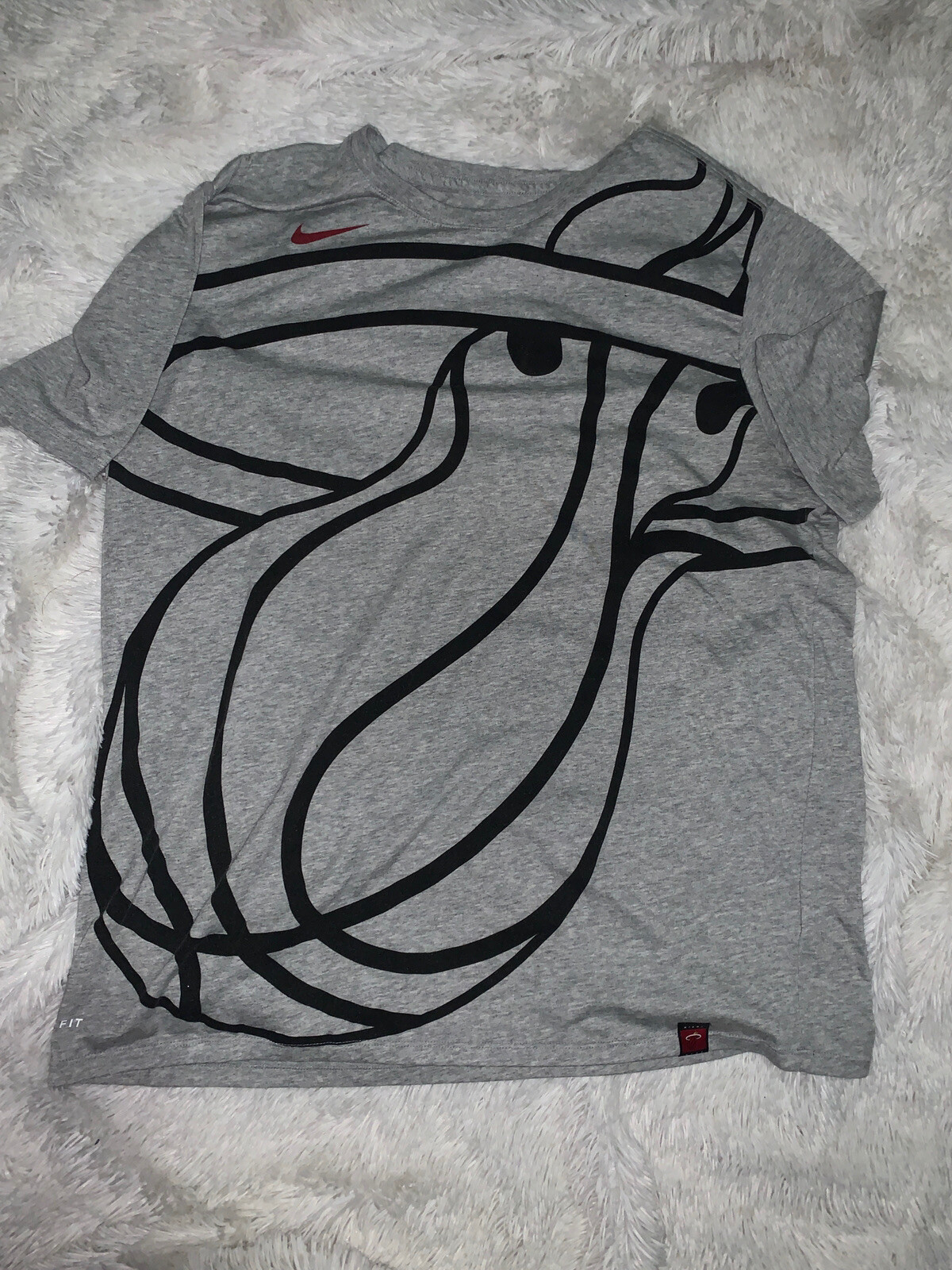 Miami Heat Nike Oversize Logo Performance Tri-Blend T-Shirt OUT OF STOCK gallery
