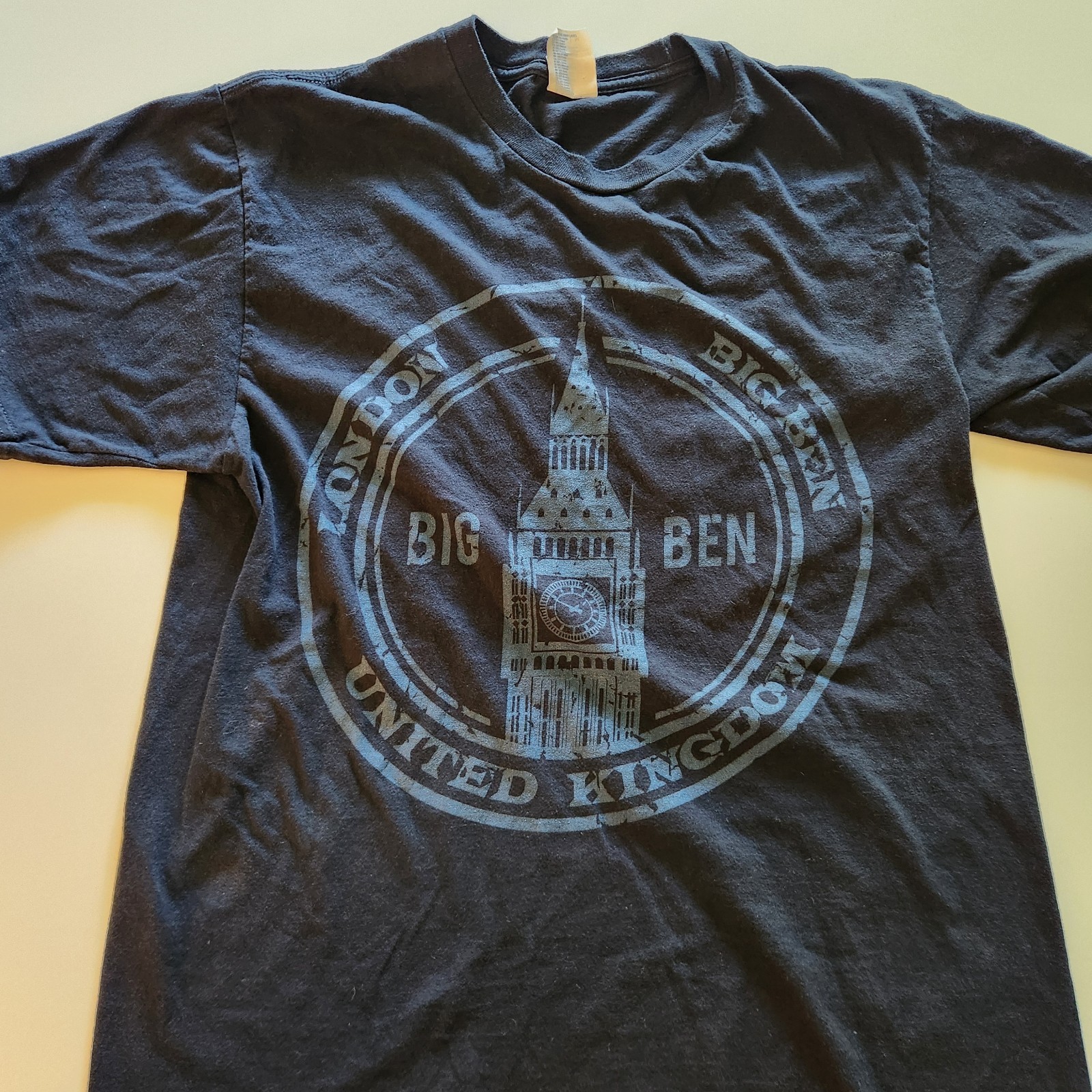 London Big Ben T-Shirt United Kingdom England UK Landmark Big Ben Blue Medium gallery