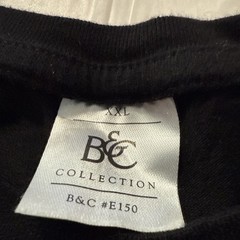 B&C Collection Berlin Graphic Shirt Black XXL VTG Style Wall Graffiti Art Tee