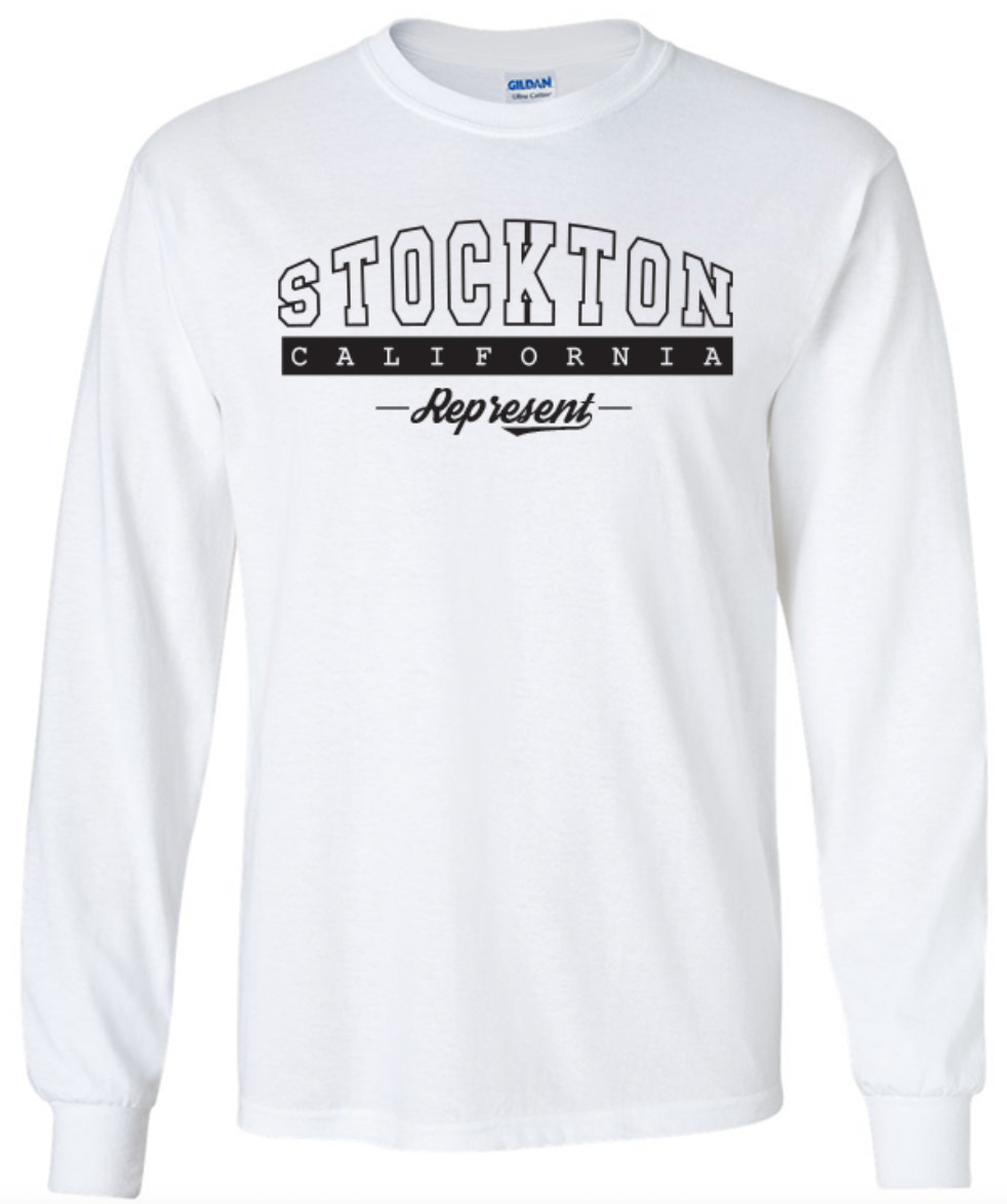 Stockton California State T-Shirt Long Sleeve Graphic Tees Unisex Apparel gallery
