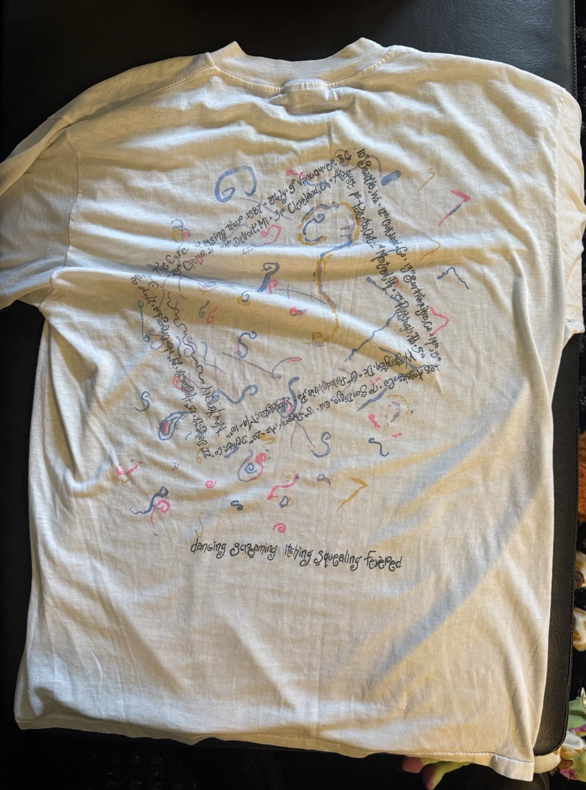 Vintage 1987 The Cure “The Kidsing Tour” Handtex OSFA Single Stitch Grail gallery