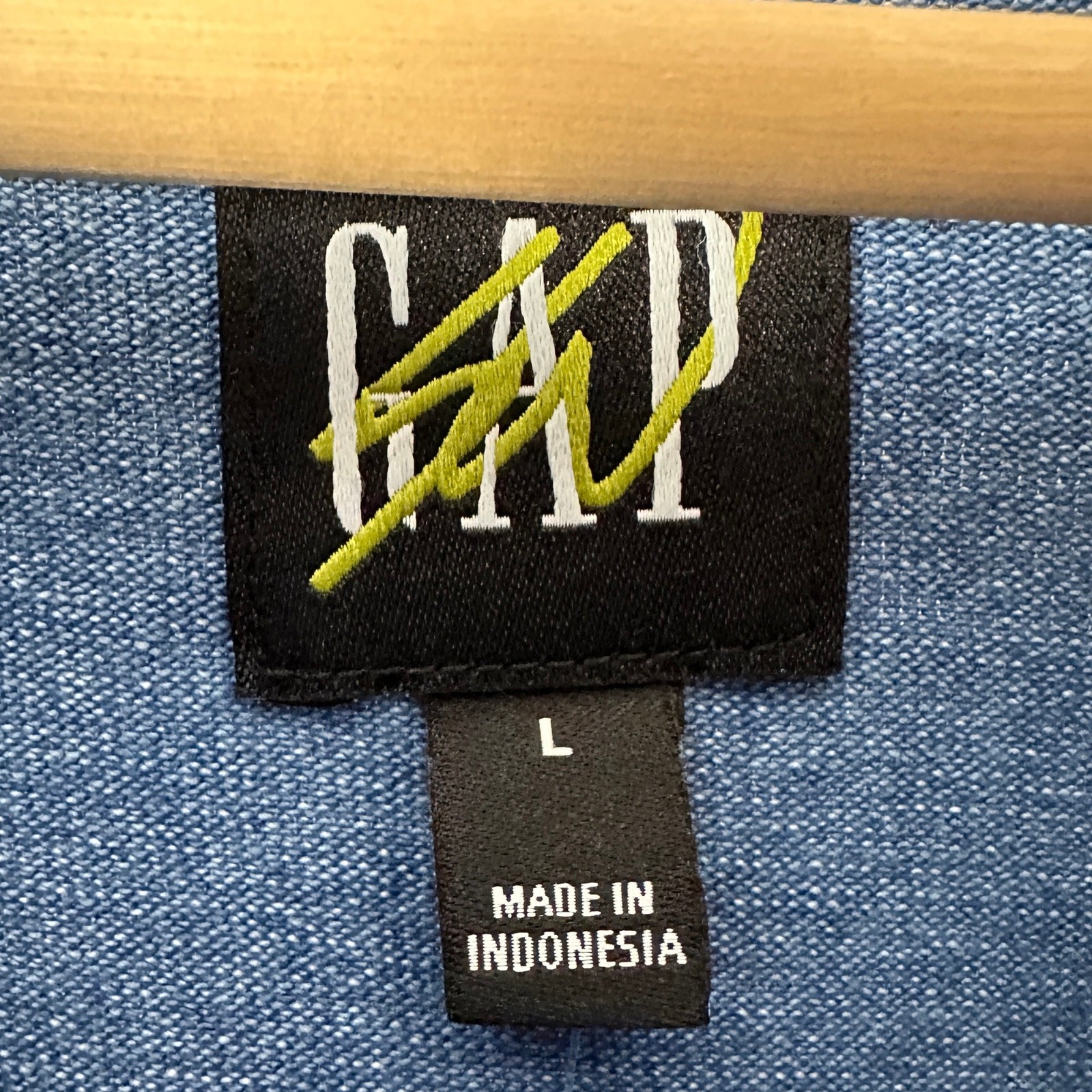 Sean Wotherspoon Gap Shirt Japan Exclusive Indigo Patchwork Cropped Tee L SWJP gallery