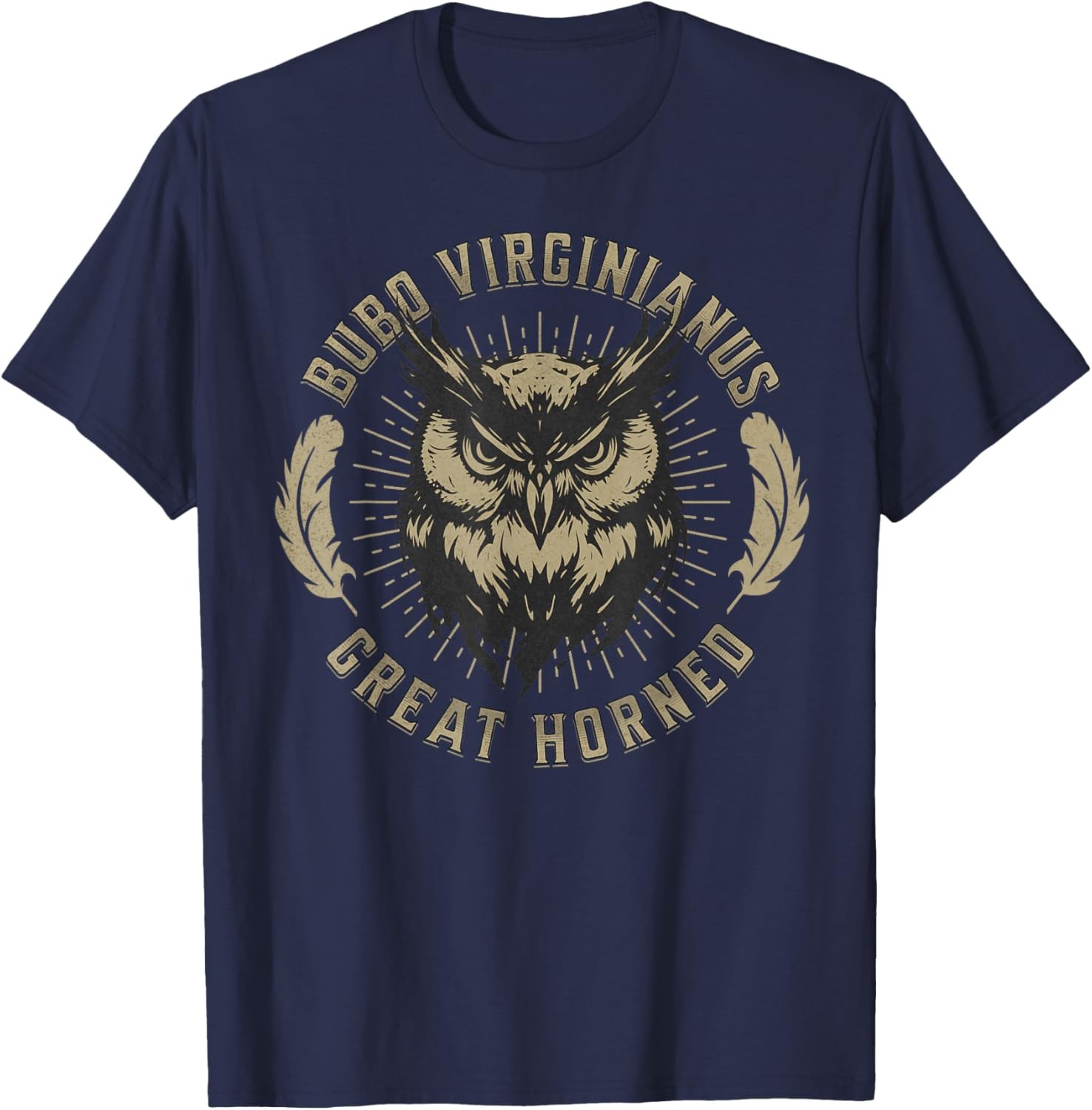 Great Horned Owl, birding, bird watching, owl lovers T-Shirt