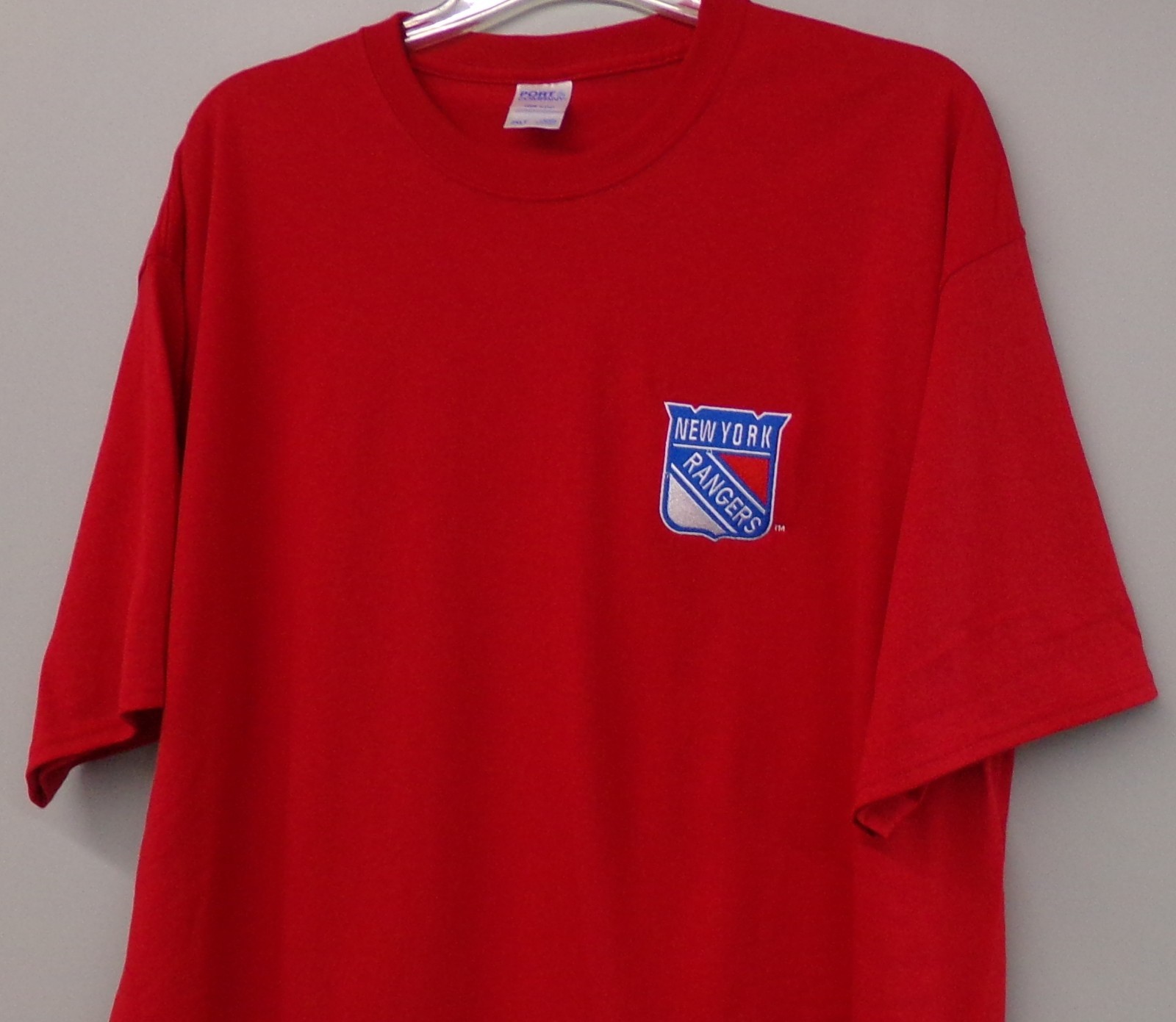 New York Rangers NHL Hockey Embroidered T-Shirt S-6XL, LT-4XLT New gallery