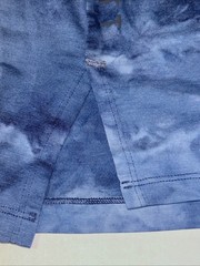 Lululemon Always Agile Short Sleeve Spray Diamond Dye Tee Size Large Blue Navy
