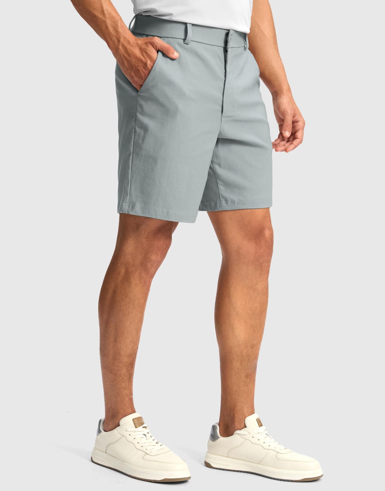 Men's Golf Dress Shorts 5"/ 7"/ 9" Stretch Casual Work Flat Front Shorts for ... gallery