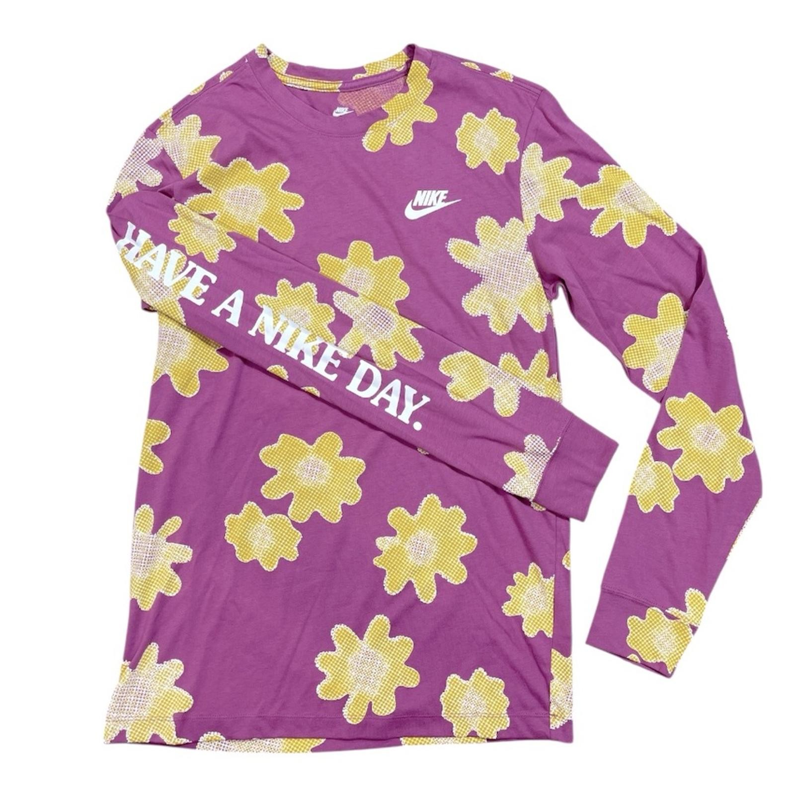 Nike Sportswear Long Sleeve T-Shirt Mens Small ‘Have a Nice Day’ gallery