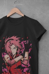 Naruto Shirt Haruno Sakura Tshirt Sasuke T-Shirt Tsunade Top Anime Unisex Tee