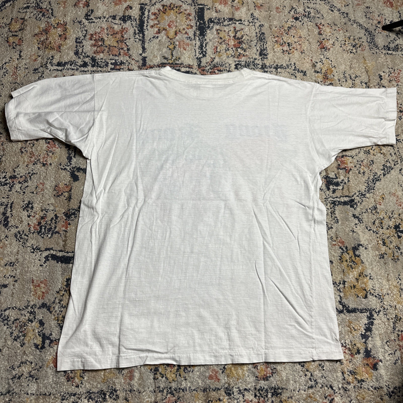 Vintage Hong Kong 1997 T Shirt XL White Great Britian Transfers Control gallery