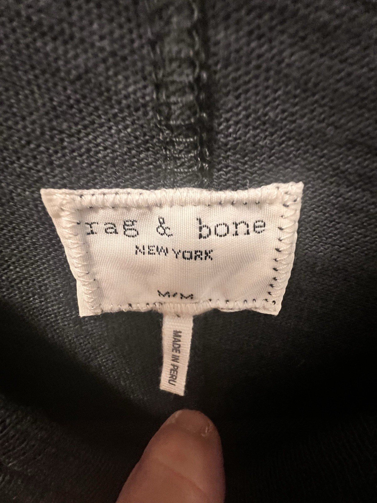 NWT Rag & Bone Men's Classic Tee Deep Navy Size Medium MSRP $95 gallery