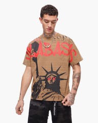Valabasas Men Freedom Tee Khaki