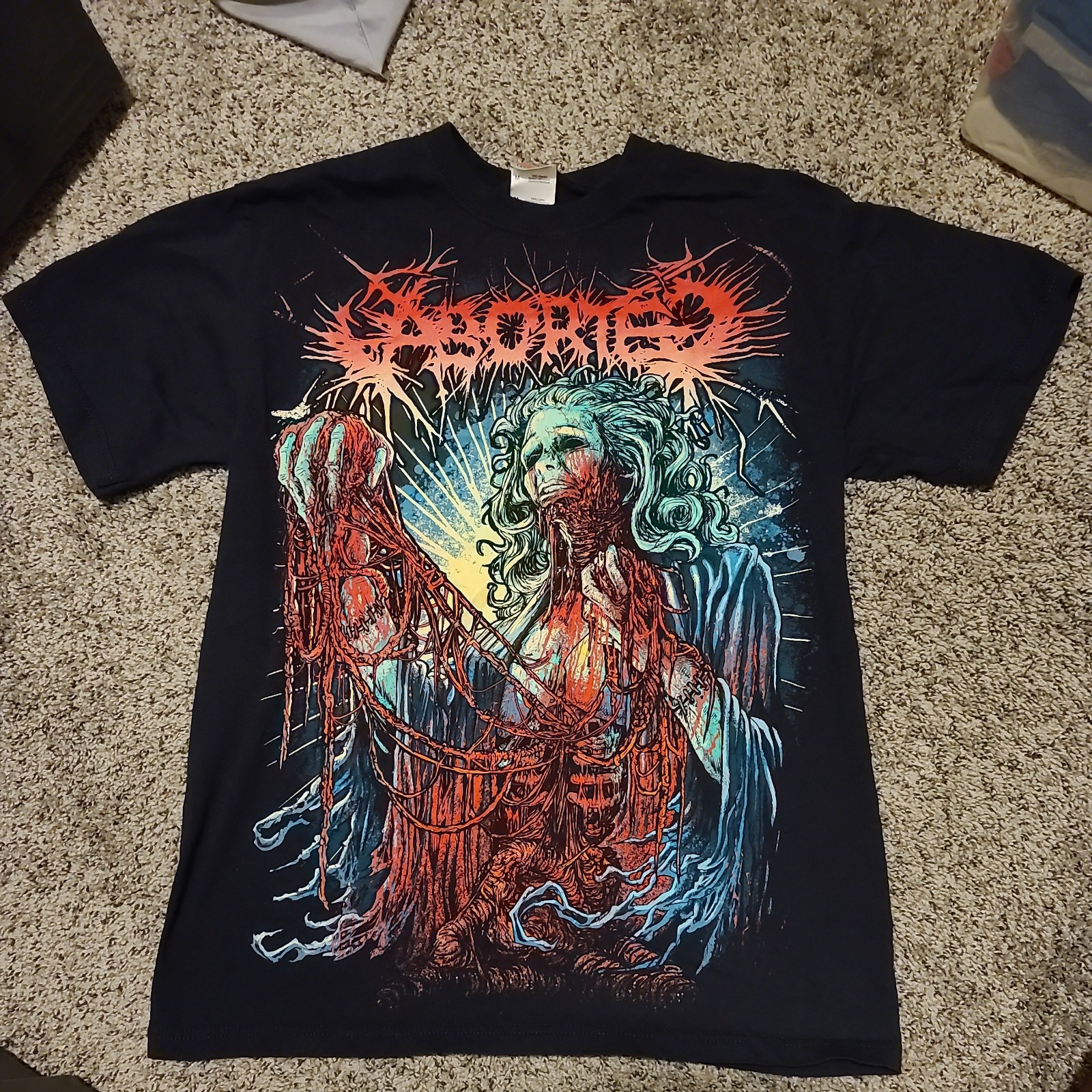 Aborted Medium M Death Metal T Shirt DeathCore Death Core. Ingested Disentomb gallery