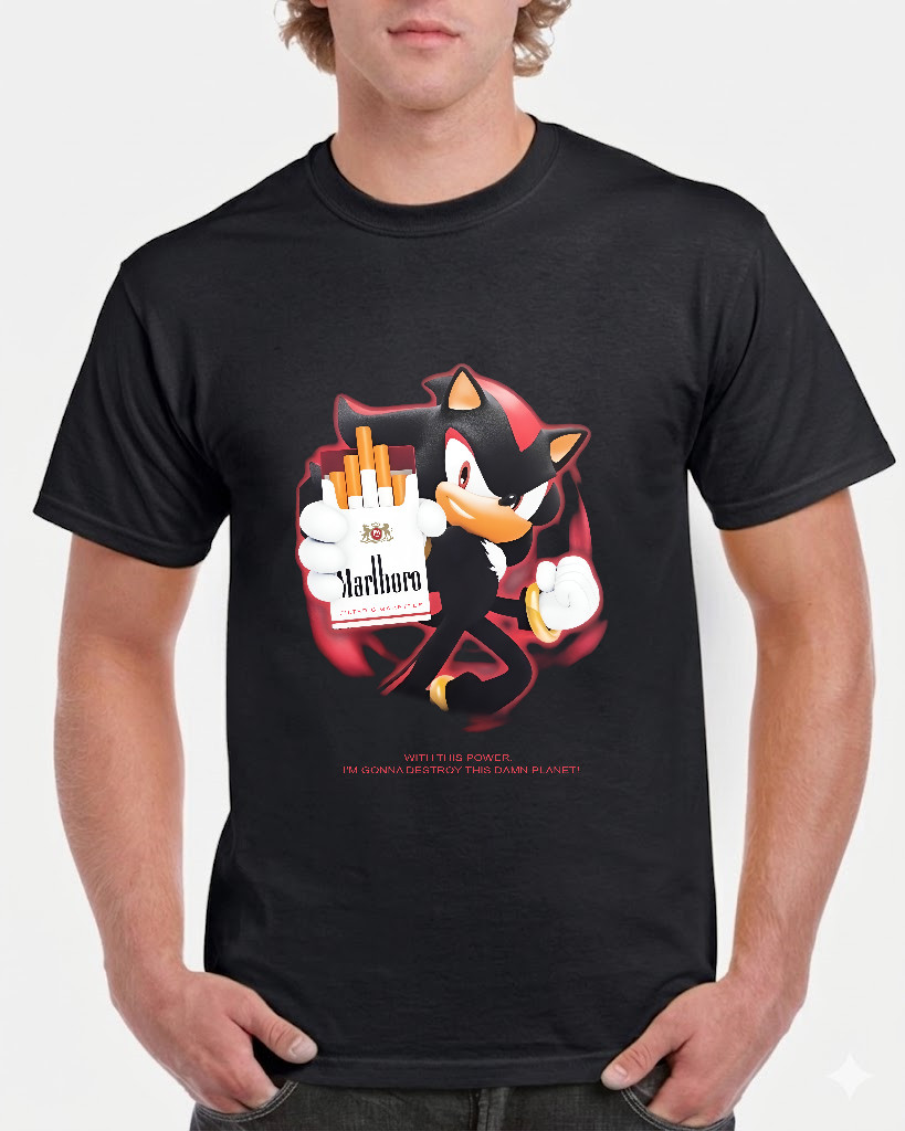 Shadow the Hedgehog Design Unisex T-Shirt, S-5XL
