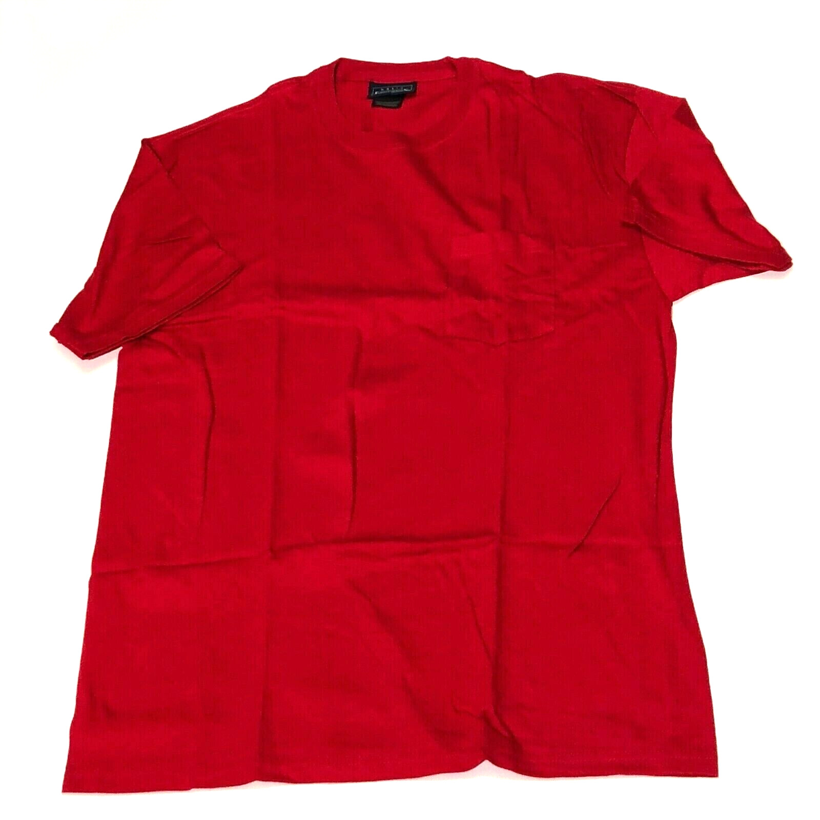 New Men's Red Basic Edition T-Shirt 100% Cotton-Front Pocket - Size Medium gallery