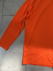 Dickies Performance Long Sleeve Pullover Shirt w/ Pocket Orange Mens XL BNWOT