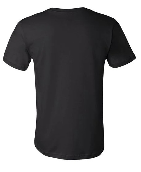 Bella + Canvas Unisex Short-Sleeve Cotton Jersey Medium Black T-Shirt 3001C gallery