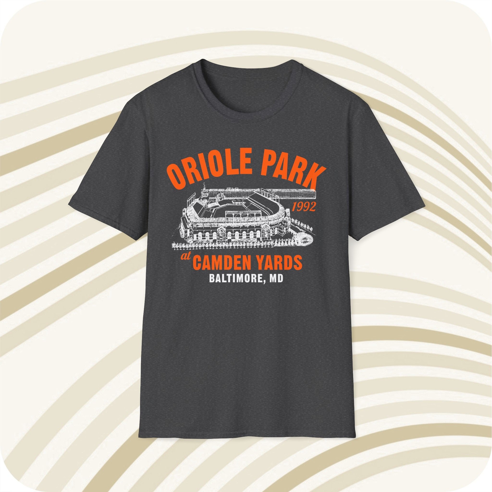 Oriole Park at Camden Yards Classic Cut Baseball T-Shirt - Baltimore Orioles gallery