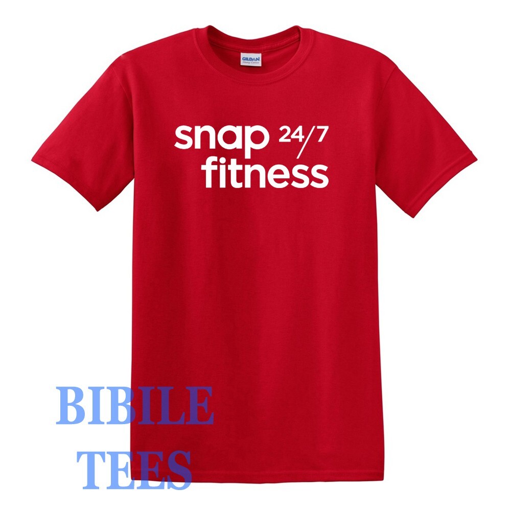 Snap Fitness 24-7 Gym Men’s Red Size S to 5XL